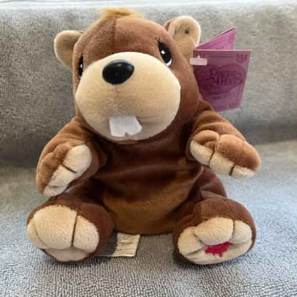 **2 FOR $35**  Precious Moments Tender Tails plush - BEAVER - Picture 1 of 3